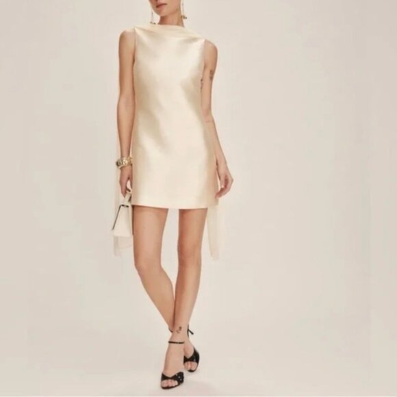 Reformation Ecru Dress In Butter NWOT NEVER WORN NO FLAWS.